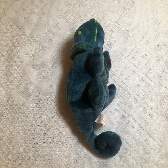 Ty Beanie Baby Rare Tag Mix Up Rainbow  The Chameleon' Vintage 1997 - Picture 5 of 7